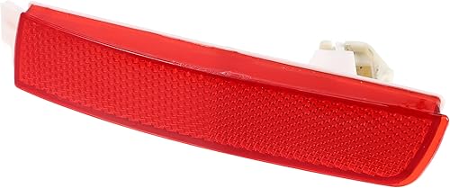 X AUTOHAUX Reflector lateral de parachoques trasero exterior rojo para Nissan Sentra 2013 2014 2015 2016 2017 2018 lado izquierdo NI1184100