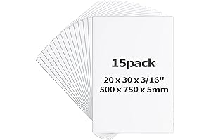Foam Board 20x30 - Premium White Poster Board 15-Pack