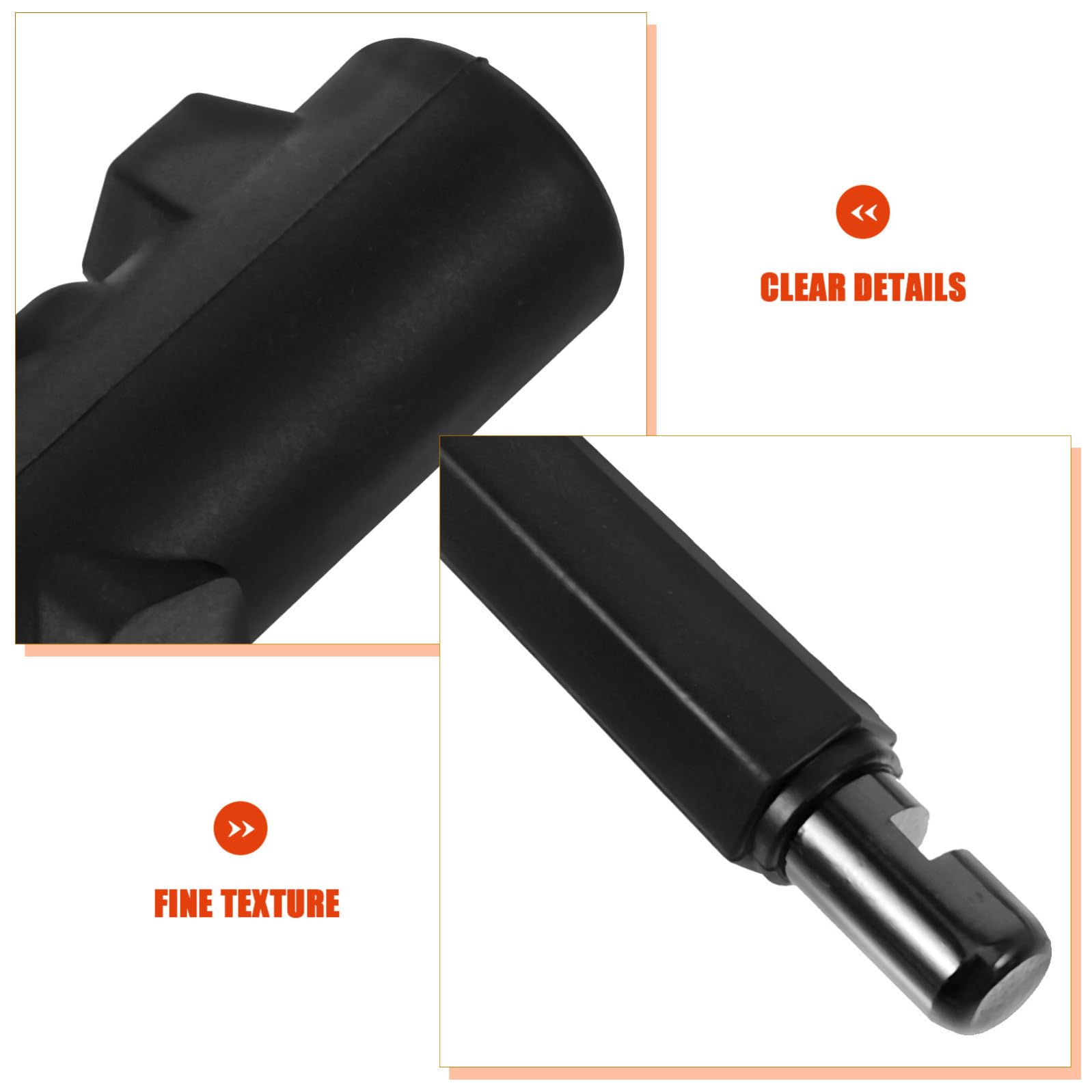 Tofficu Lucchetto per Biciclette a Forma di U in Silicone e Ferro, Antifurto Resistente e Antitaglio, per Bici e Scooter, Protezione Sicura e Robusta