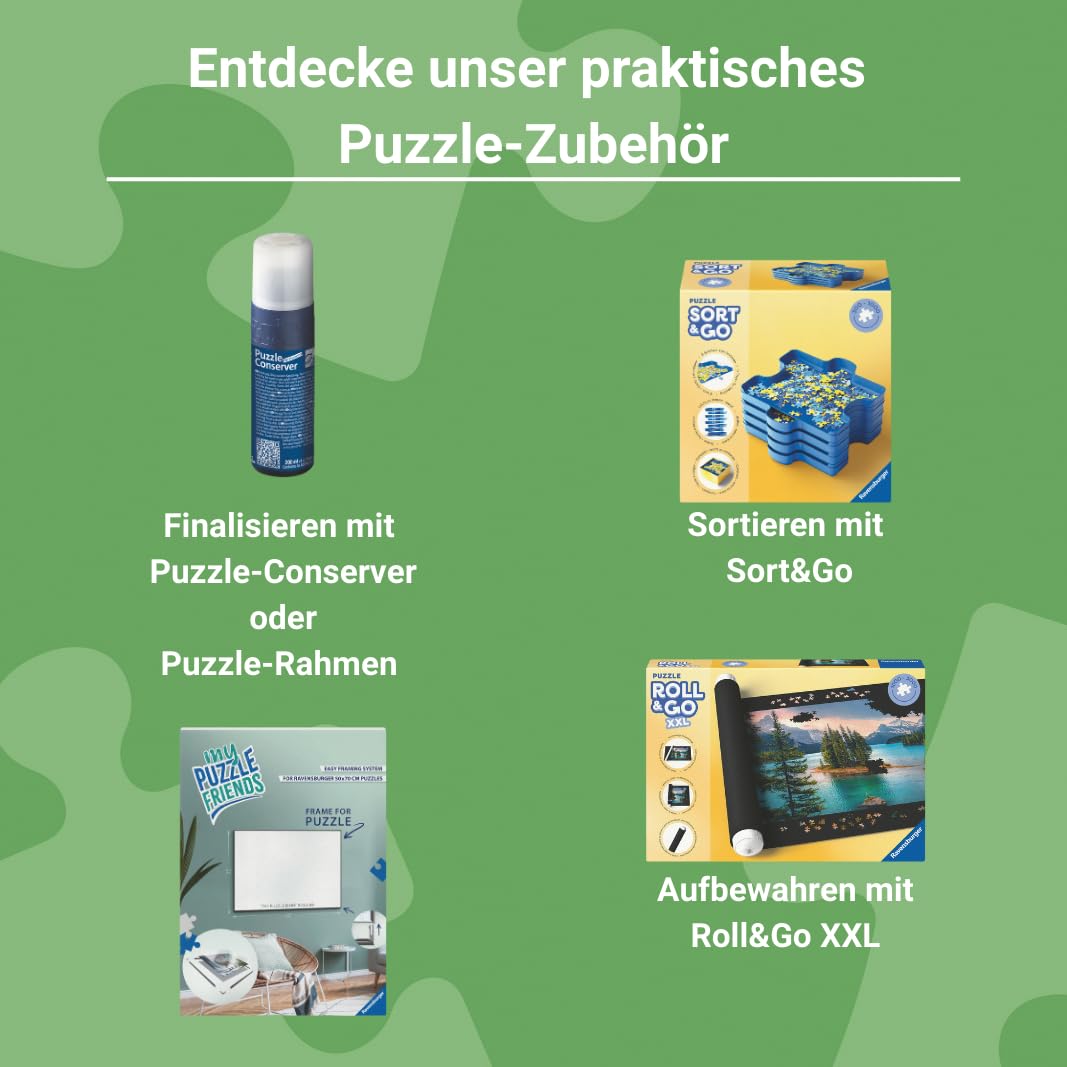 Ravensburger Puzzle Sort & Go Ultimate 12001676-6 stapelbare Puzzle-Sortierschalen zum einfachen Sortieren und Aufbewahren von Puzzleteilen, Ideales Zubehör für Puzzler