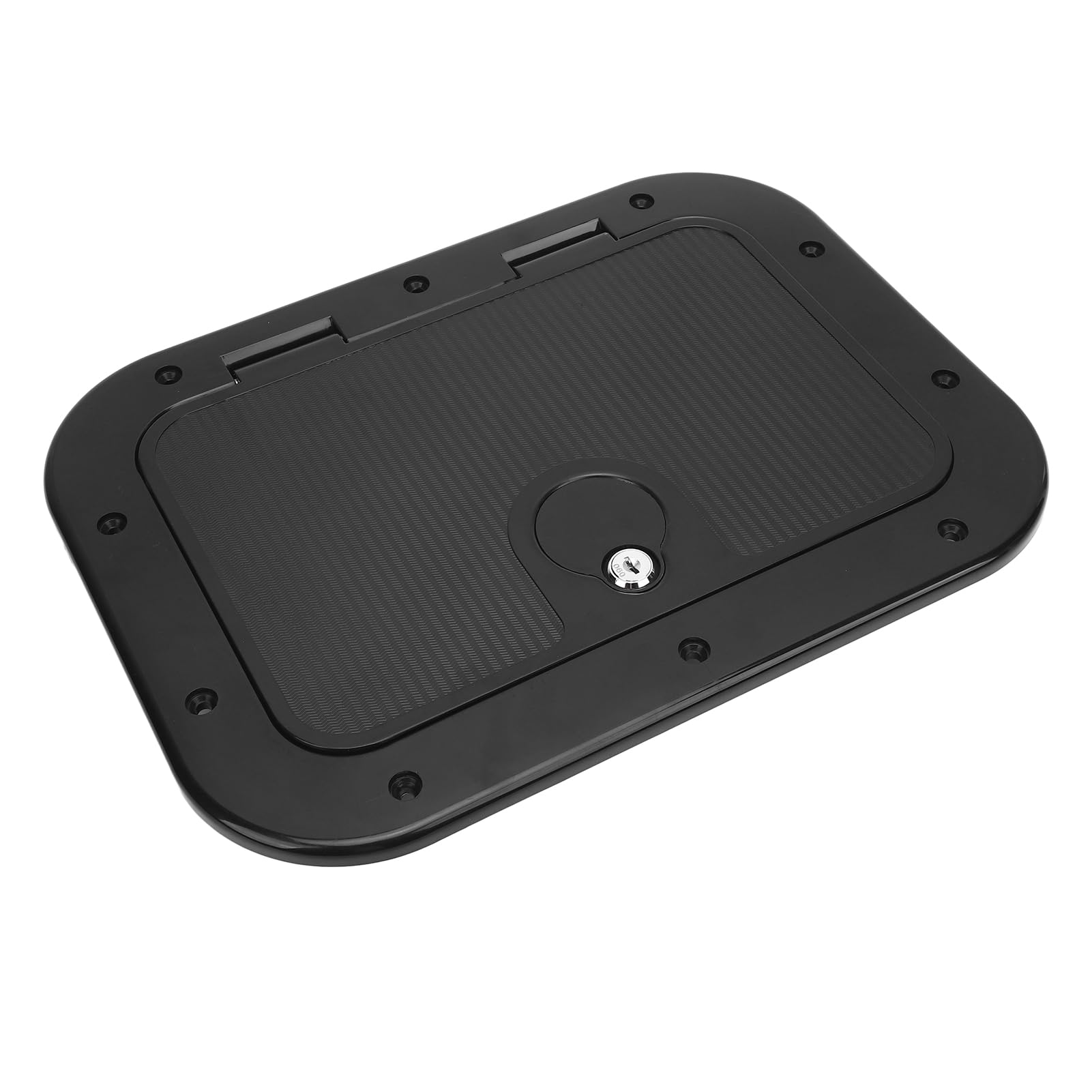 Naroote 12 X 8 Zoll Marine-Inspektionsluke, Sonnenfester Decklukendeckel mit Wetterfester Dichtung für Wohnmobile – Weiß