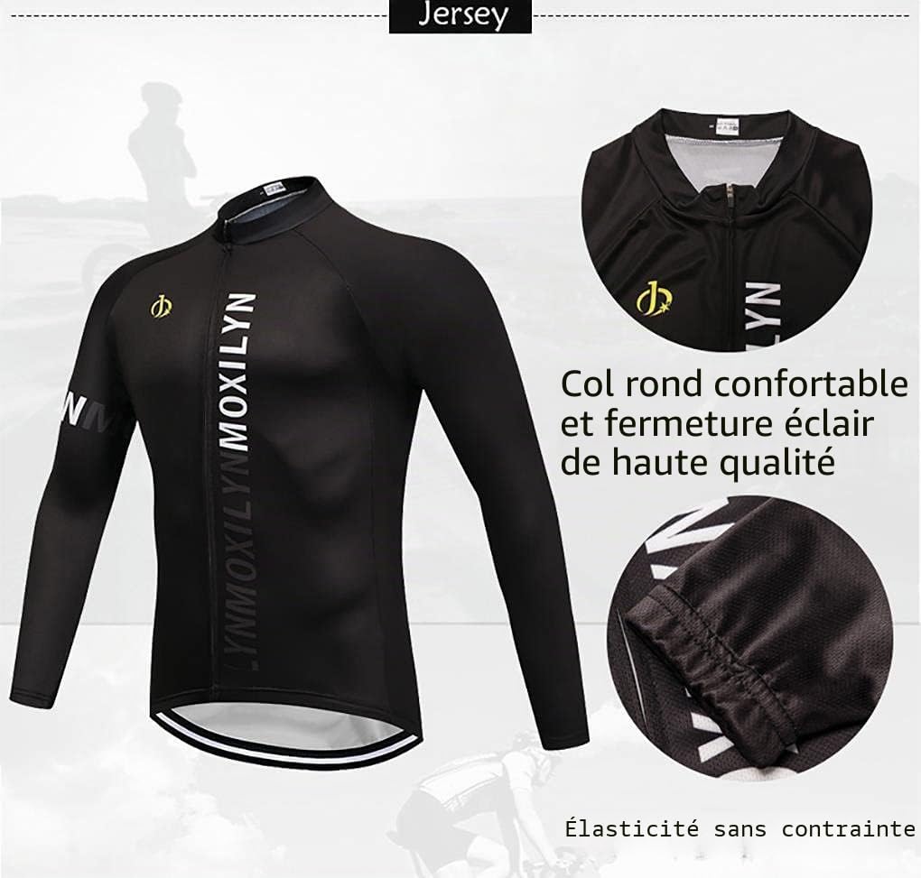 Maillot de Cyclisme Manches Courtes Homme avec Cuissard à Bretelle 20D Gel Rembourré,VTT Courtes Respirant Vêtements de Cyclisme Sports Shorts Pantalons avec Tee Shirt Motif Animalier