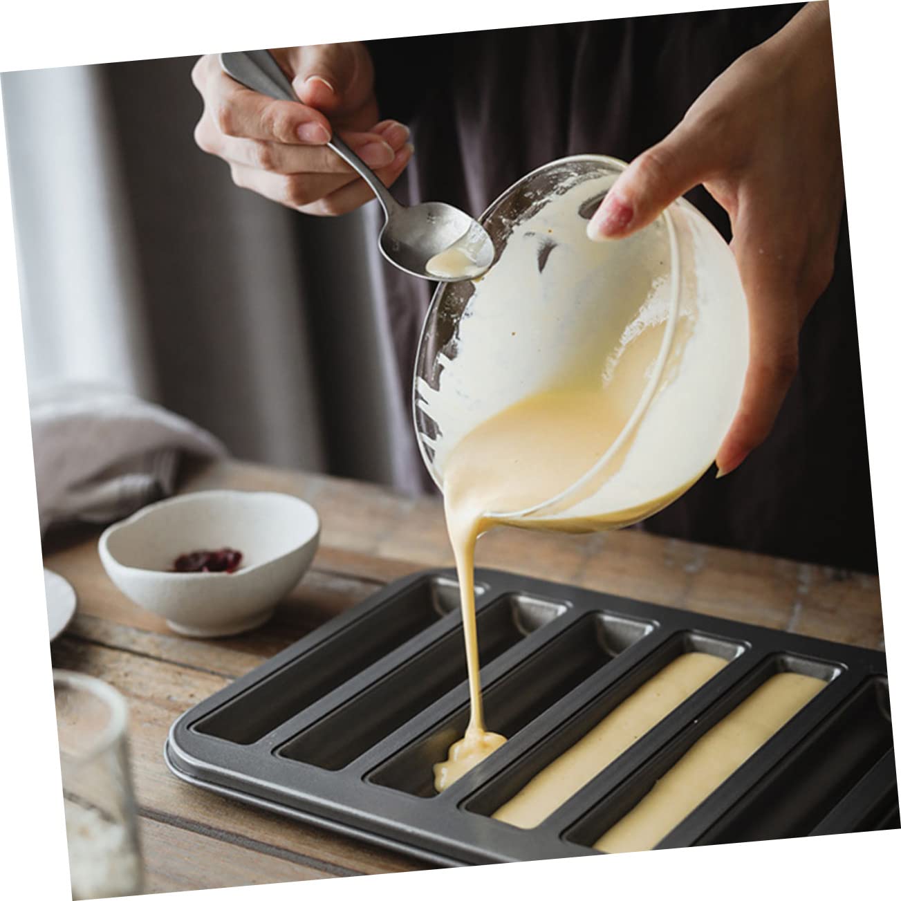 NAMOARLY 2pcs Soy Sauce Holders Seasoning Bowl Dip Serving Plates Bowls with Lids Round Serving Platter Pinch Prep Bowls Appetizer Bowl Dessert Dish Baking Glass Bowl Sauce Bowl Transparent