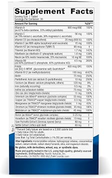 Nordic Naturals Men's Multivitamin One Daily - 30 Tablets, 1 Month Supply