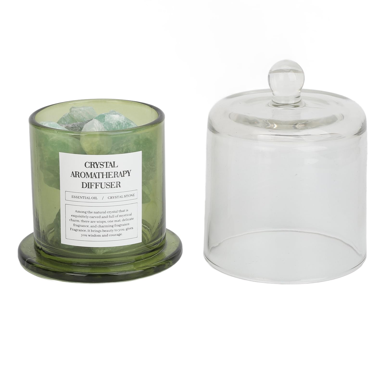 Regalo per diffusore di olio essenziale in pietra 2 pezzi. Regalo per diffusore di in pietra decorativa senza fiamma 20 ml