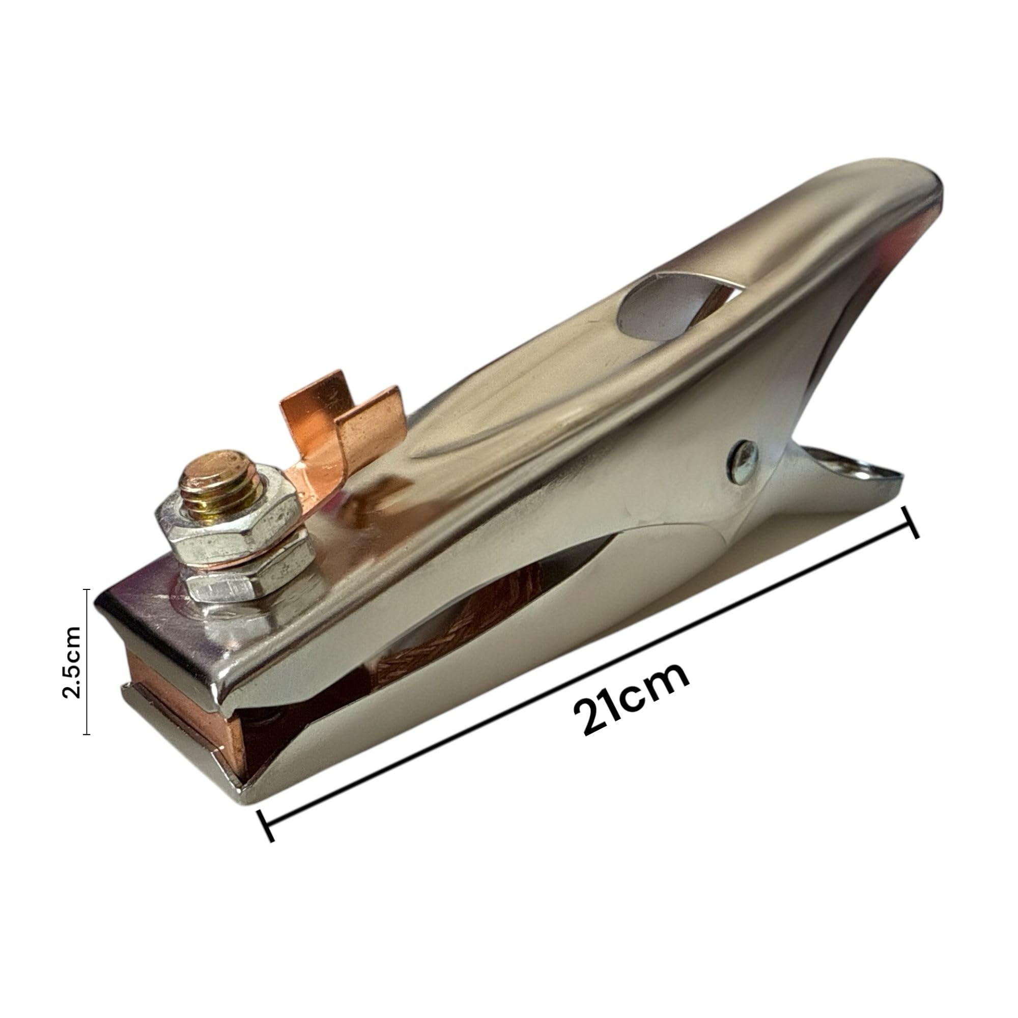 Morsetto di massa per saldatura 500A, bocca 80mm, Pinza Per Saldatrice, Morsetto di Terra, Morsetto per saldatura,Cavo Messa Saldatore Manuale La Maggior Parte Delle Saldatrici Art.451050