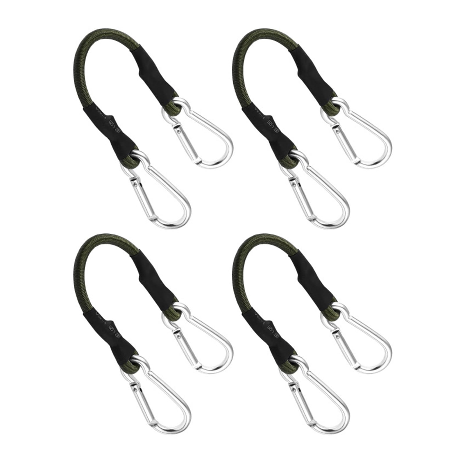 4pack Multicolour Elastics Cord Strong Elastics Rope with Hook Bungees Cord for Securing Outdoor Equipment Durability Hiking Gear Fastener
