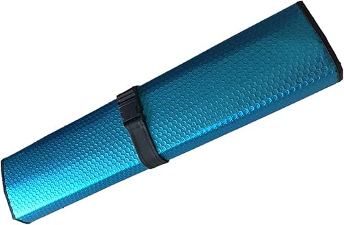 Miniatura 5 de GWUSKDT - Parasol para parabrisas de automóvil, grosor de 5 capas con bloque de burbujas de calor y rayos UV, parabrisas delantero, mantiene tu