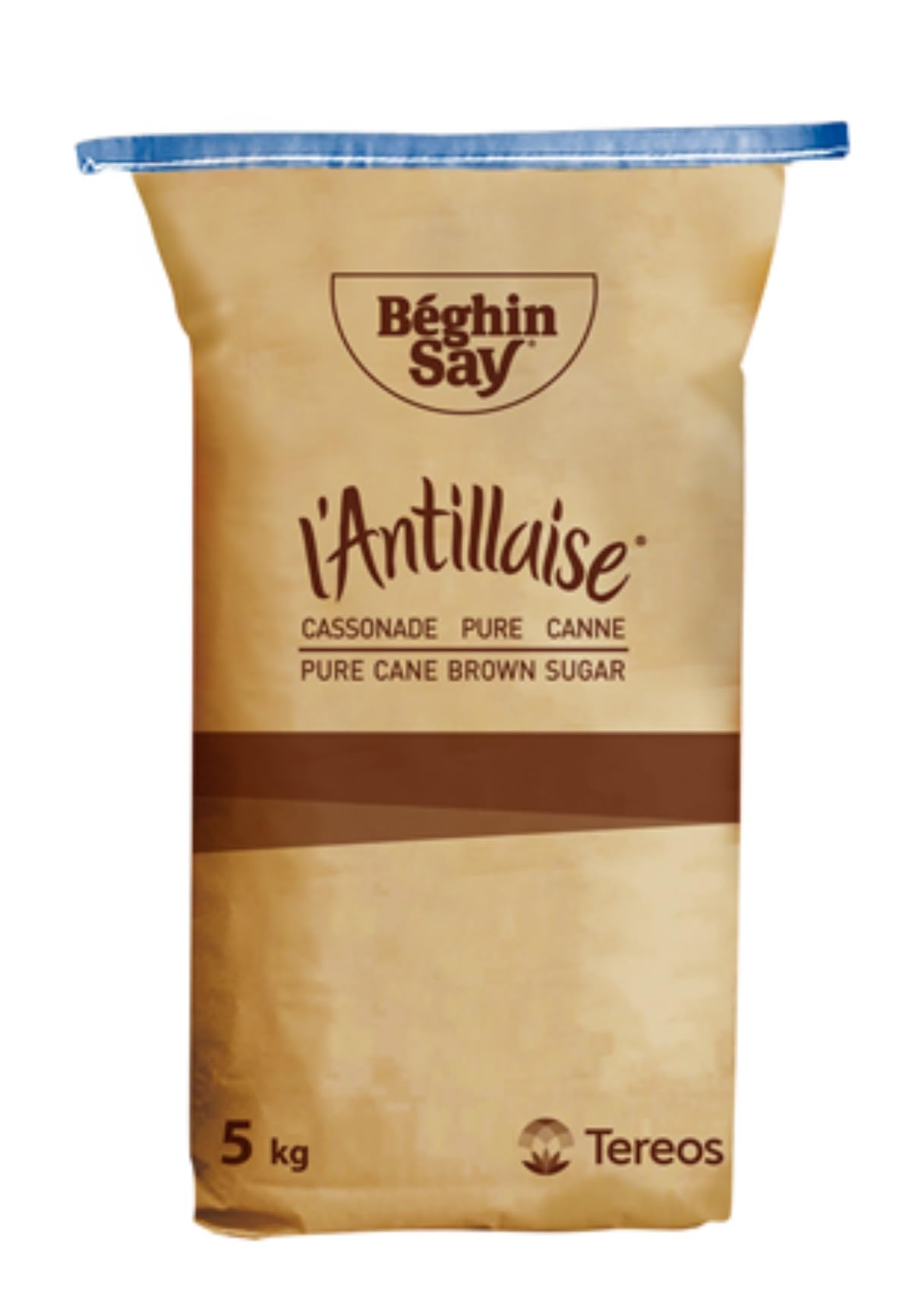 Cassonade Pure Canne l'Antillaise Béghin Say 5kg/Sac - Offres de 1 et 2 Sacs - livraison Gratuite France (5kg)