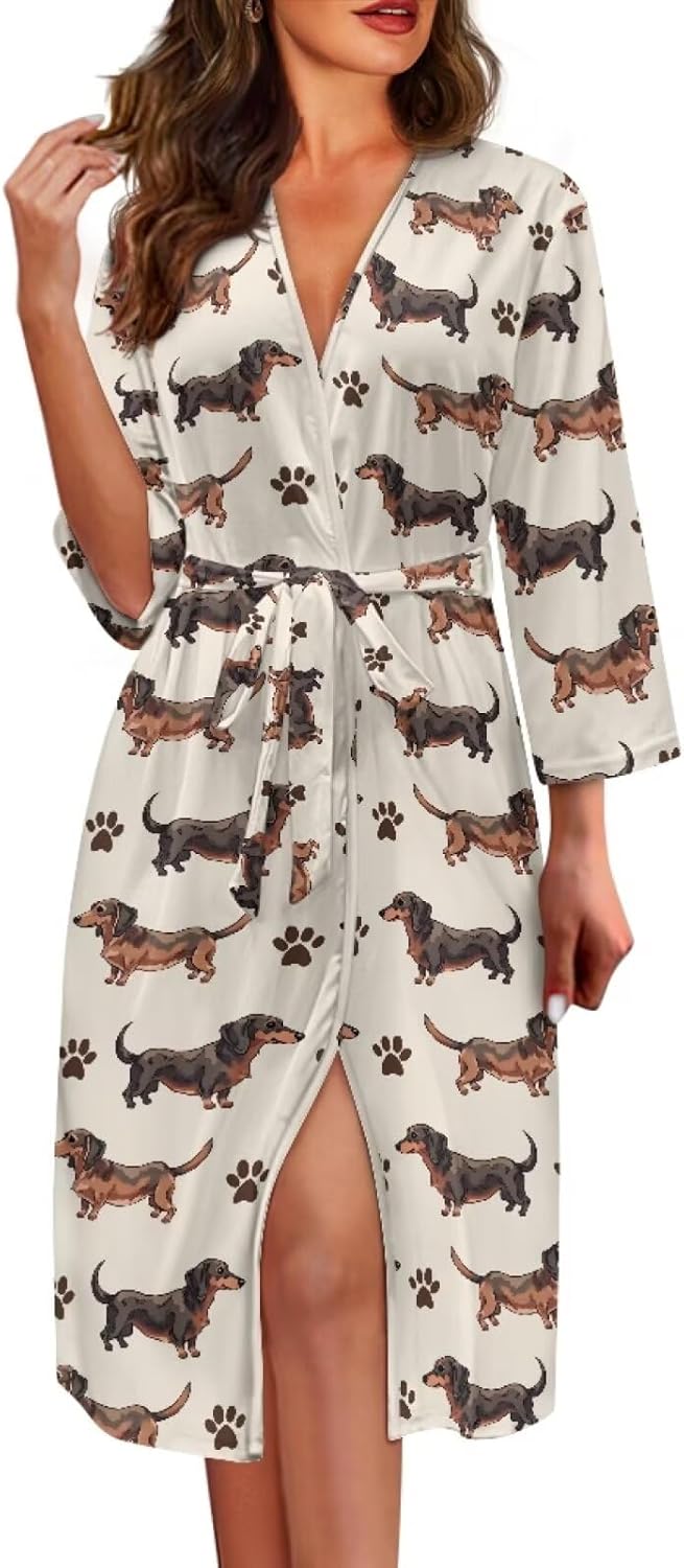 Autumn Robe Women’s Full Length Sleep Dress Plus Size Loungewear for Women