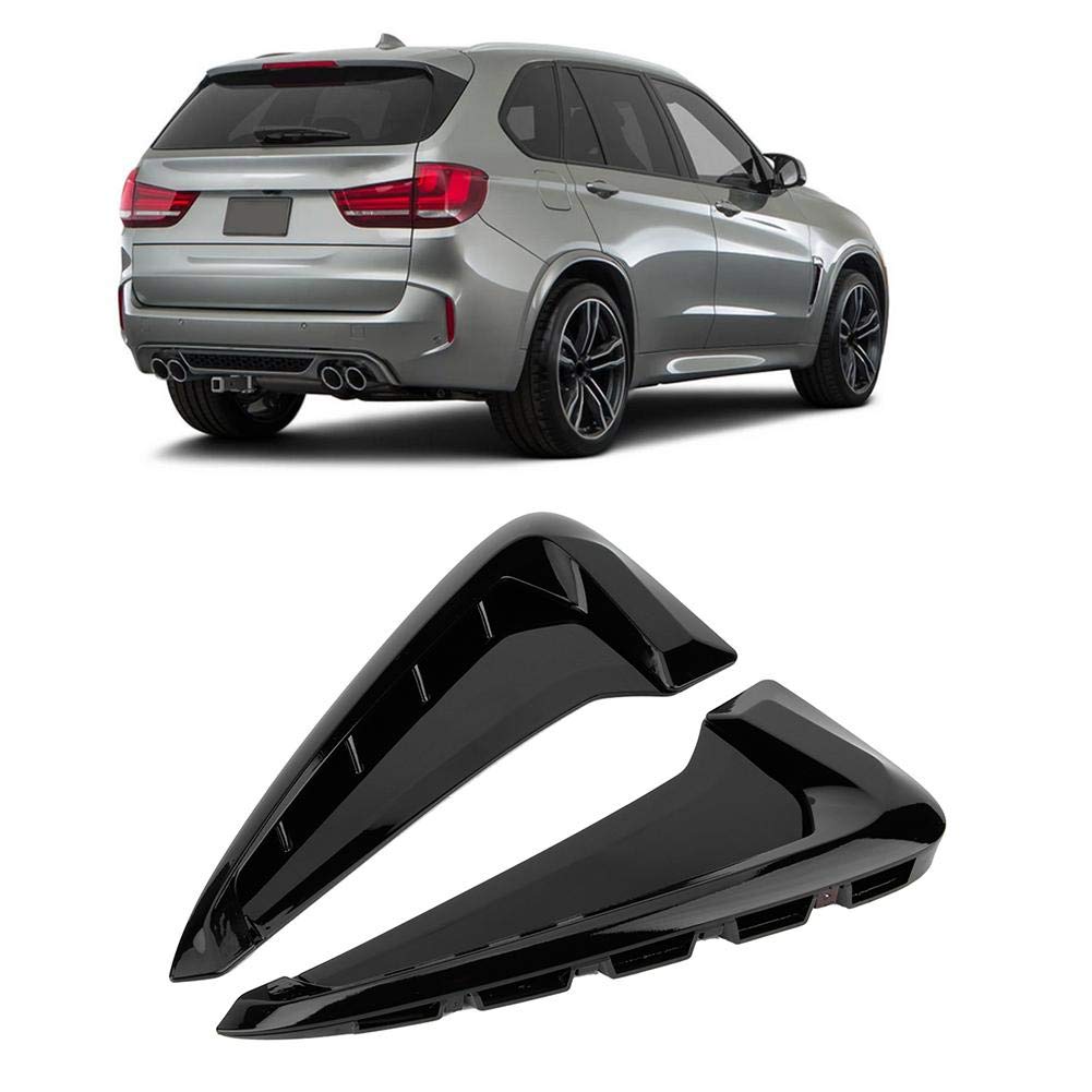 Side Vent Cover,Side Vent Trim,2Pcs Black Side Air Vent Cover Trim Decor Car Accessories Fit compatible with X5 F15 2014-2018