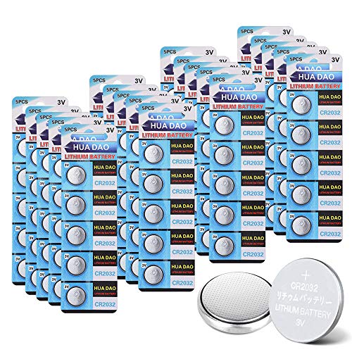 APG CR2032 Lithium Button Battery, 230mAh 3 Volt Coin Battery, Coin Button Cell 100 PCS in Original Package