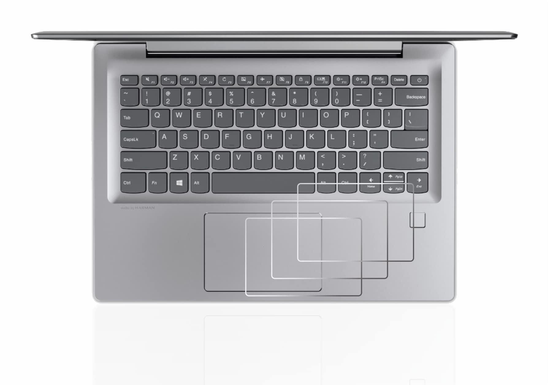 savvies 6 Pezzi Pellicola Protettiva per Lenovo IdeaPad 530s (14") Touchpad Protezione Schermo Trasparente