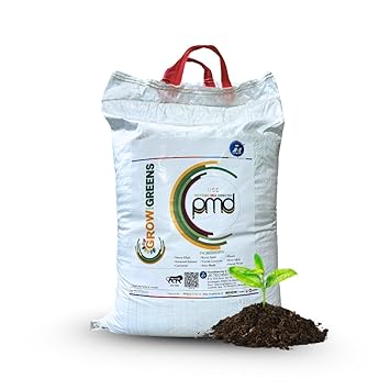 JKT Farming PMD Organic Potting Mix Soil | 10kg | Made with 9 Ingredients Vermicompost, Cocopeat, Neem Khali & More| Natural Fertilizer for Plants, Flowers, Vegetables | Boost Plants Growth - image, photos