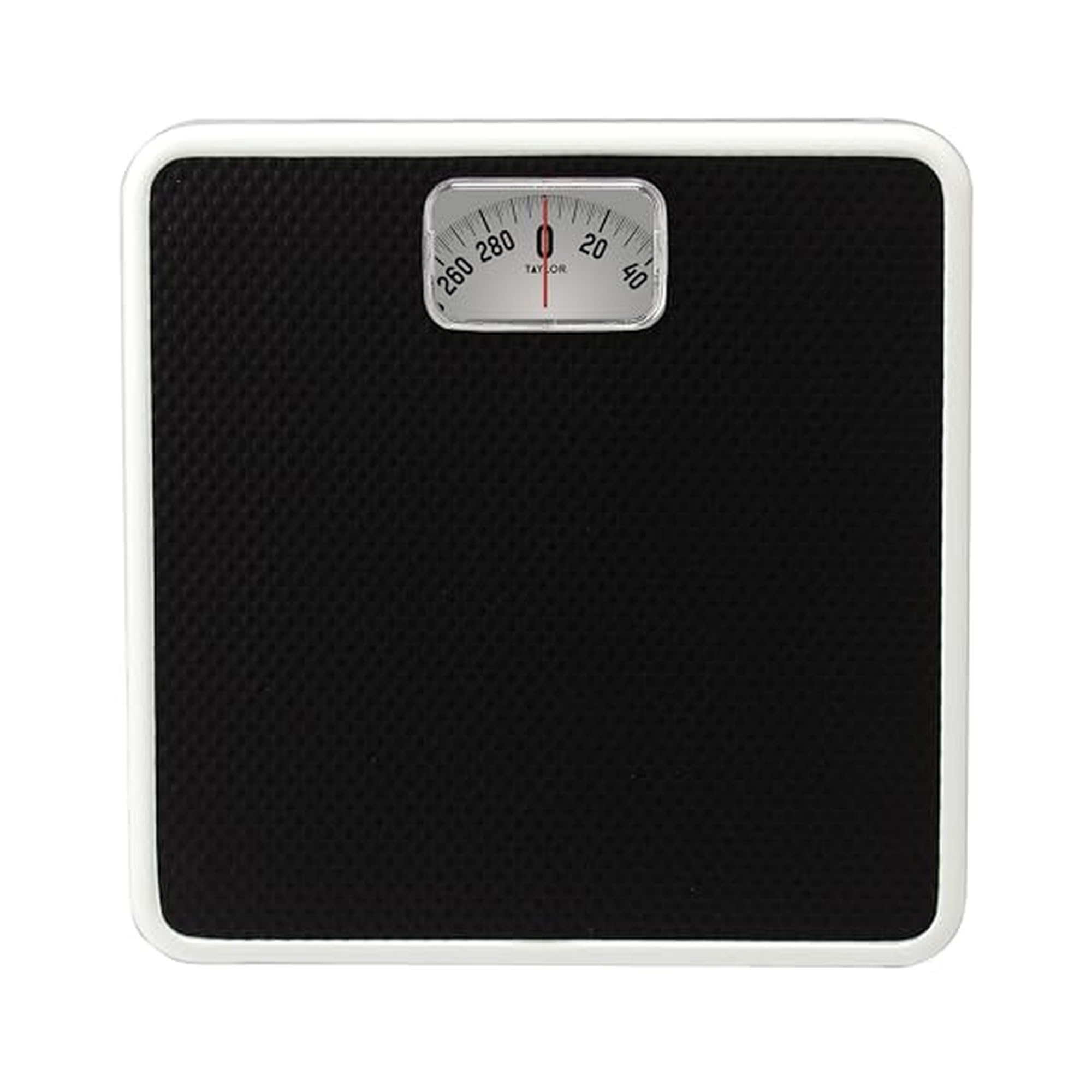 Taylor Analog Scale, Dial Scale for Body Weight, Mechanical Bathroom Scale, Highly Accurate Non-Digital Weighing Machine, Measures Weight up to 300 lb Capacity, Battery Free, FSA HSA Eligible, Black-image-24