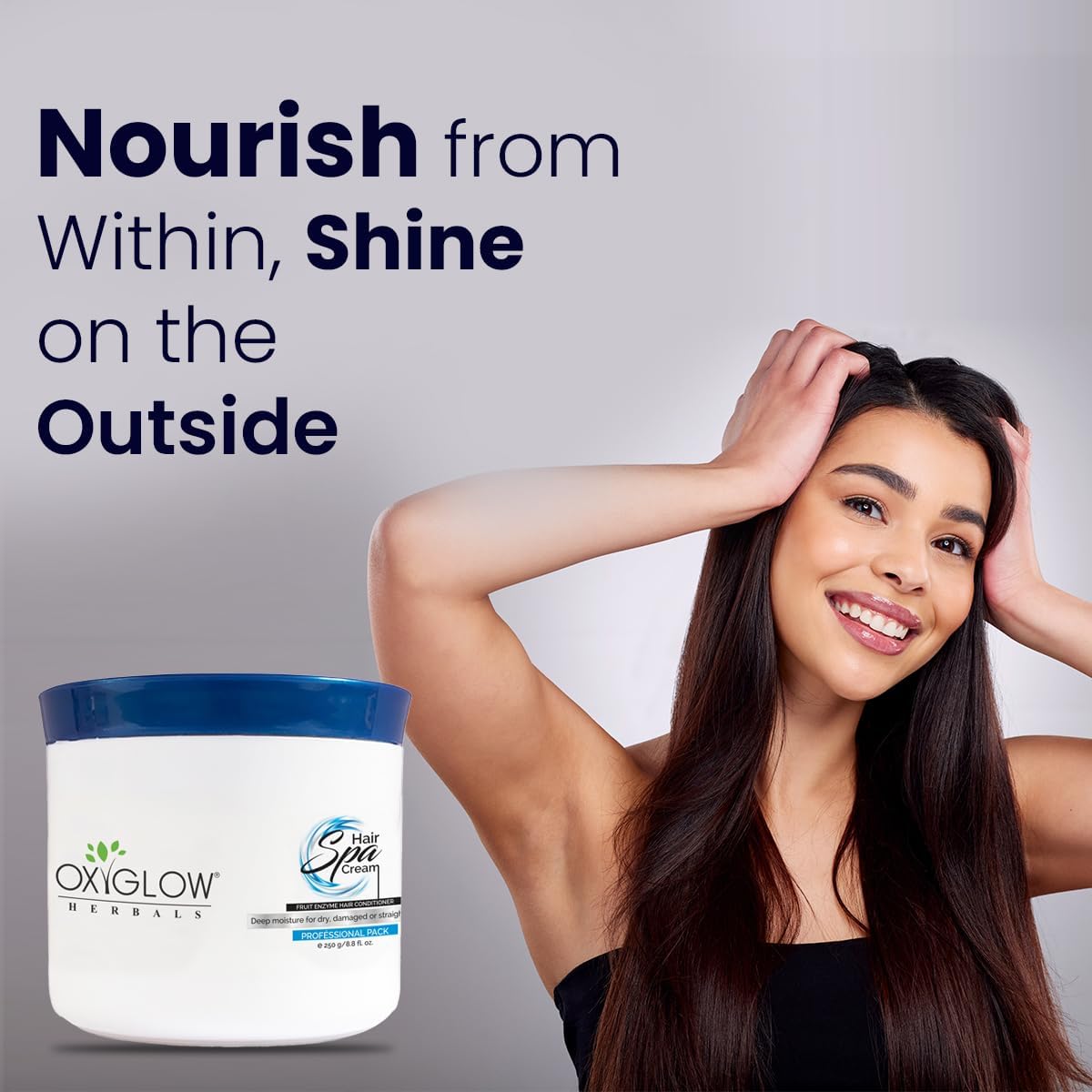 OXYGLOW Hair Spa Cream Dry For Dry Hair Treatment For Dry And Frizzy Hair Nourishing Cream Bath (500) gm - Image 7 thumbnail