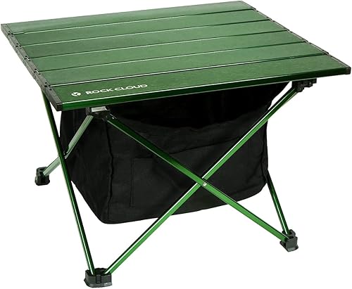 Vista 39 de Rock Cloud Mesa de camping portátil de aluminio ultraligera, plegable, mesa de playa para campamento, senderismo, mochileros, picnic al aire libre