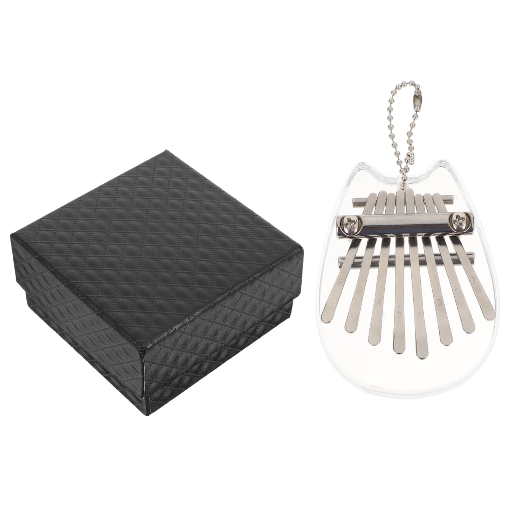 VANZACK 1 Set Transparent Kalimba Thumb Piano Keys Finger Piano for Adults Lightweight Portable Musical Instrument present for Music Lovers