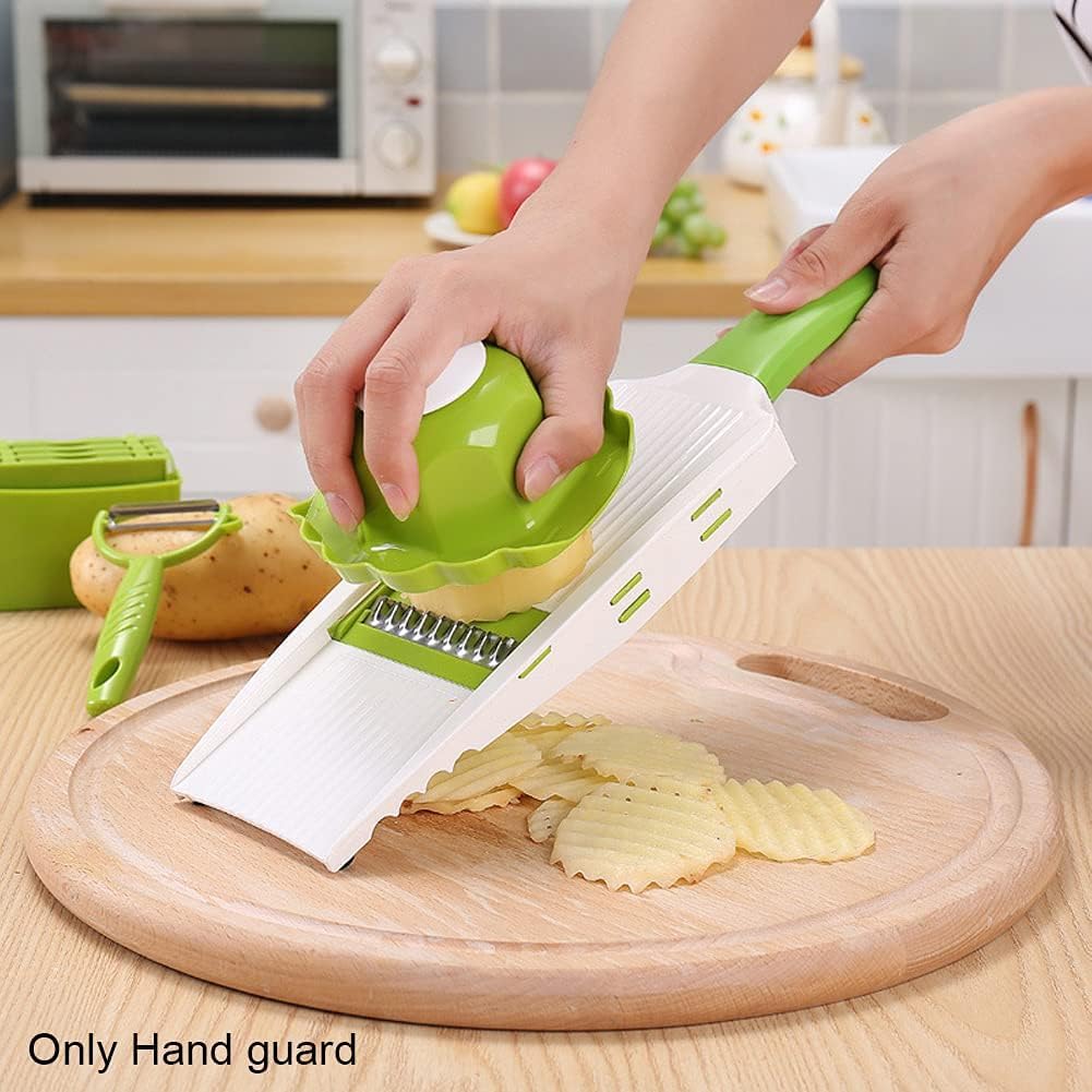 Protège-Doigts De Cuisine - Pour Râper Et Couper Légumes En Sécurité, Avec Picots En Acier 304 - Accessoire De Protection Pratique