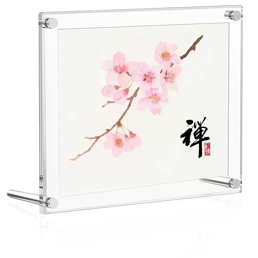 アクリル絵画 “Side Business” アルミフレーム入り V-29 フレーム:Sステン(CP:シルバーパール)(アクリル) | 額縁