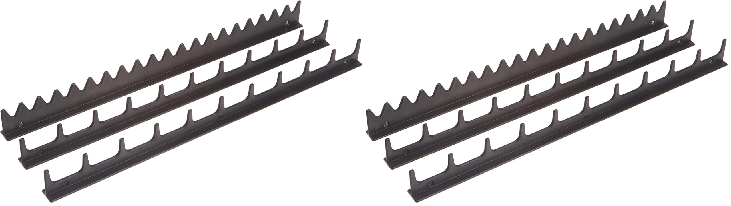 Ernst Screwdriver Rail Set, 20 Tool, Black, (6011-Black) (Pack of 2)