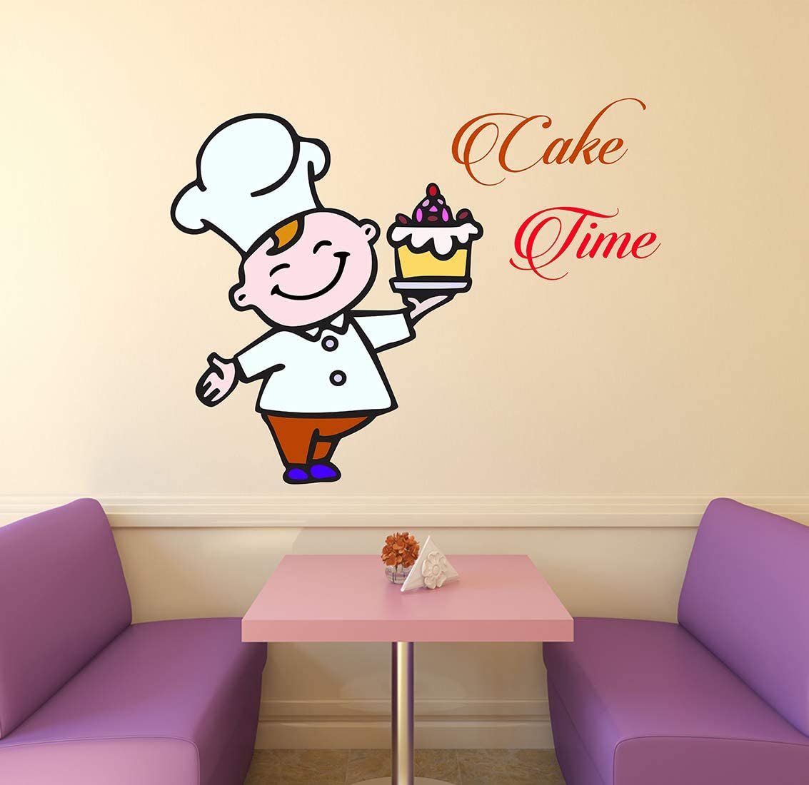 ‎Kaushiki Collection Bakery Cake Time Wall Sticker (Multicolour, 60 x 50 cm) (B0BXD2P9MW) Amazon Price History, Amazon Price Tracker