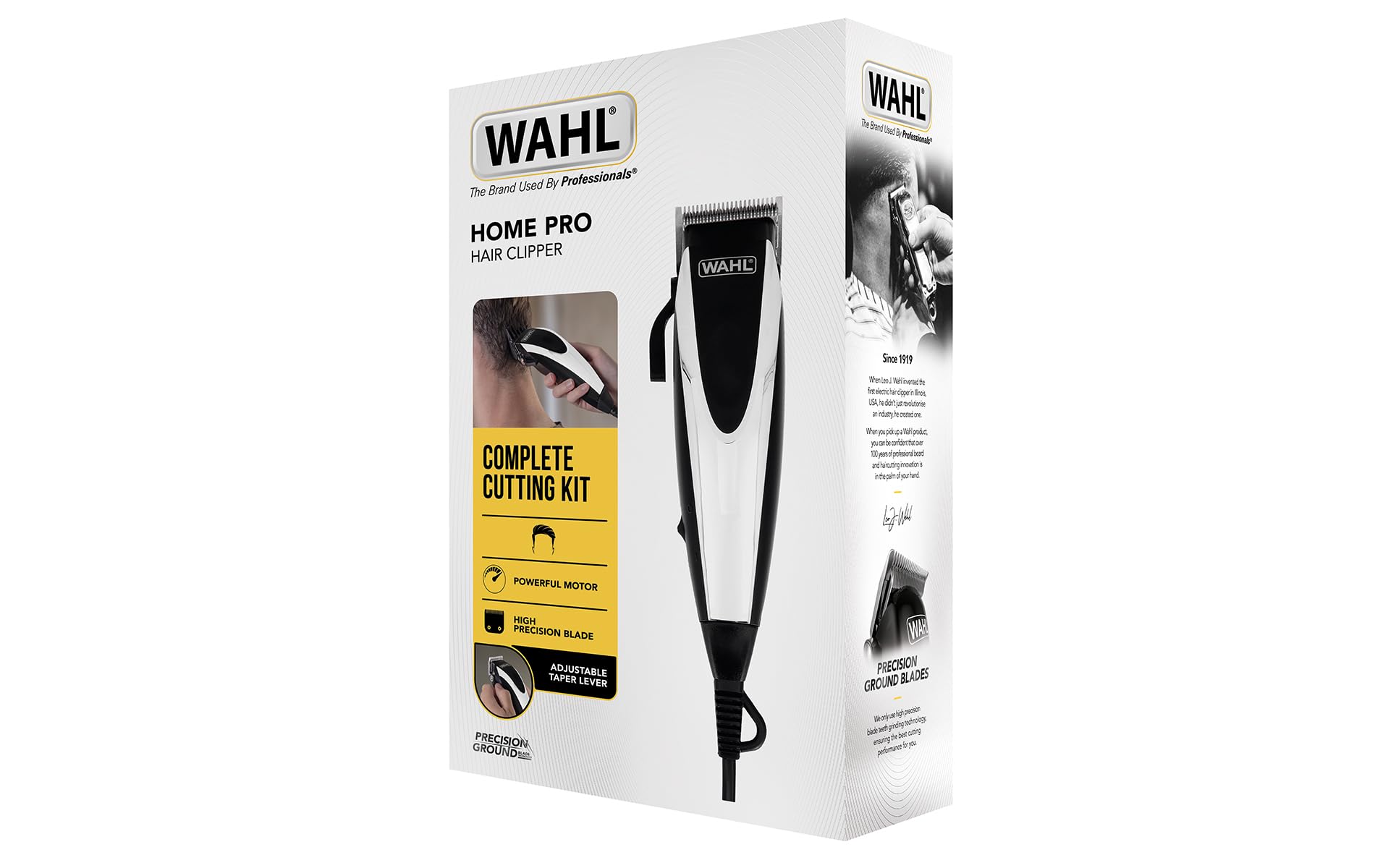 Wahl Home Pro, Kit de corte de pelo, Máquina de cortar pelo con cable para hombre, Máquina de cortar pelo para hombre, Corte de pelo DIY, Corte de pelo en casa