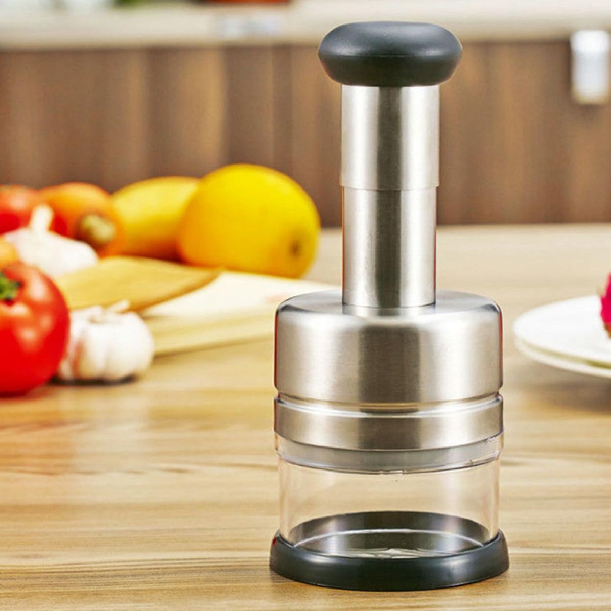 Stainless Steel Vegetable Chopper Onion Crusher Multipurpose Kitchen Tool