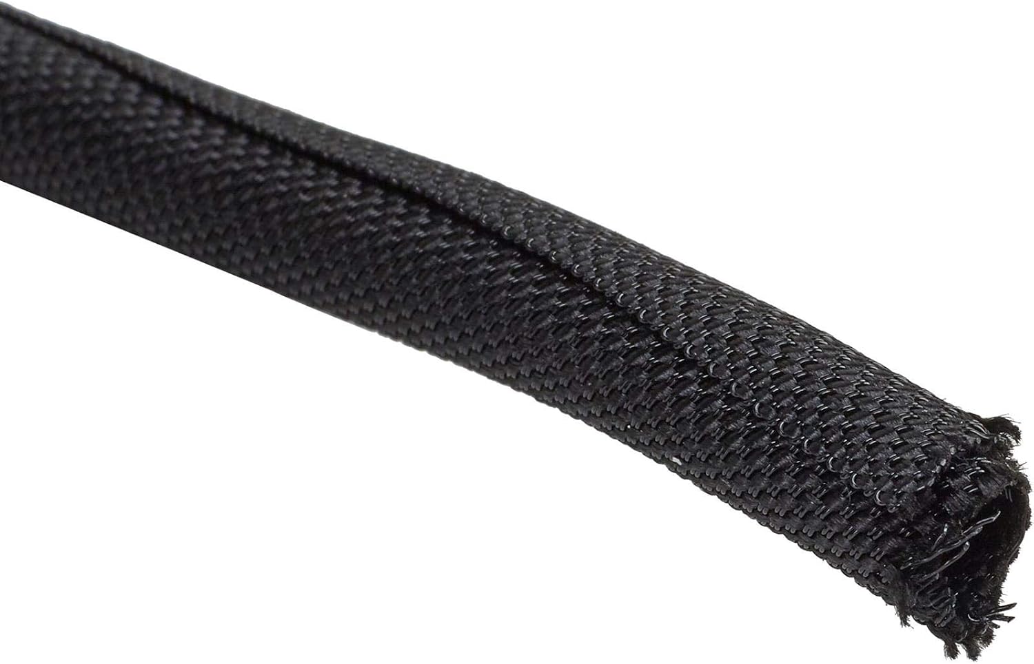 Braided Cloth Split Wire Loom Wrap, 1/4 Inch, 30 Foot Wire Sleeve