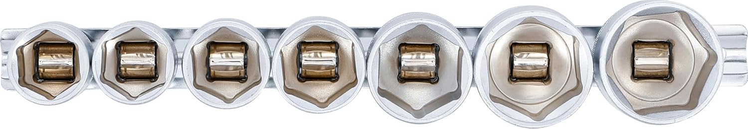 BGS 9108 | Socket Set, Hexagon | 12.5 mm (1/2") Drive | 20-32 mm | 7 pcs.