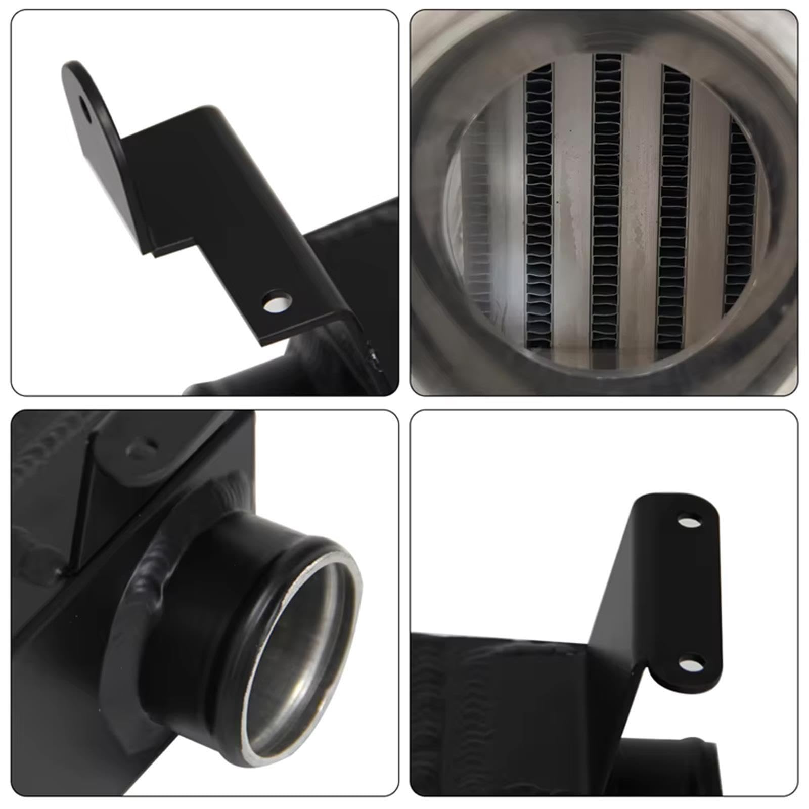 Para VW Para Golf Para GTI FWD Para Golf Para R Para 4-Motion MK7 2.0T 2015-2021 Intercooler Doble Delantero Con Kit Manguera Núcleo de intercooler para turbo