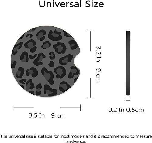 Miniatura 3 de Posavasos de coche de 3.5 pulgadas para portavasos, paquete de 2 posavasos de goma universales antideslizantes grandes para mujeres, accesorios para