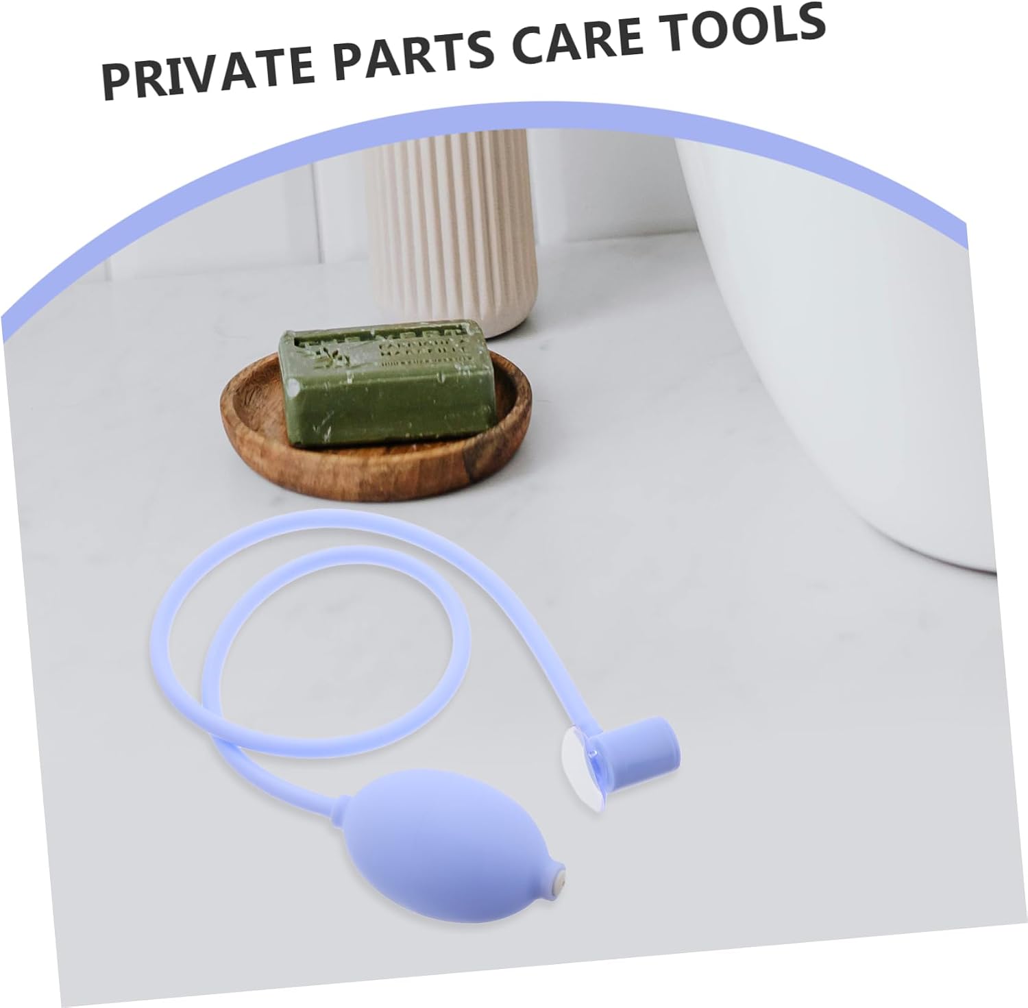 Sitz Bath Soft Nozzle Tube for Postoperative Care Ergonomic Design for Comfortable Relief for and Multiuse Cleaning for Bathing and Relaxation