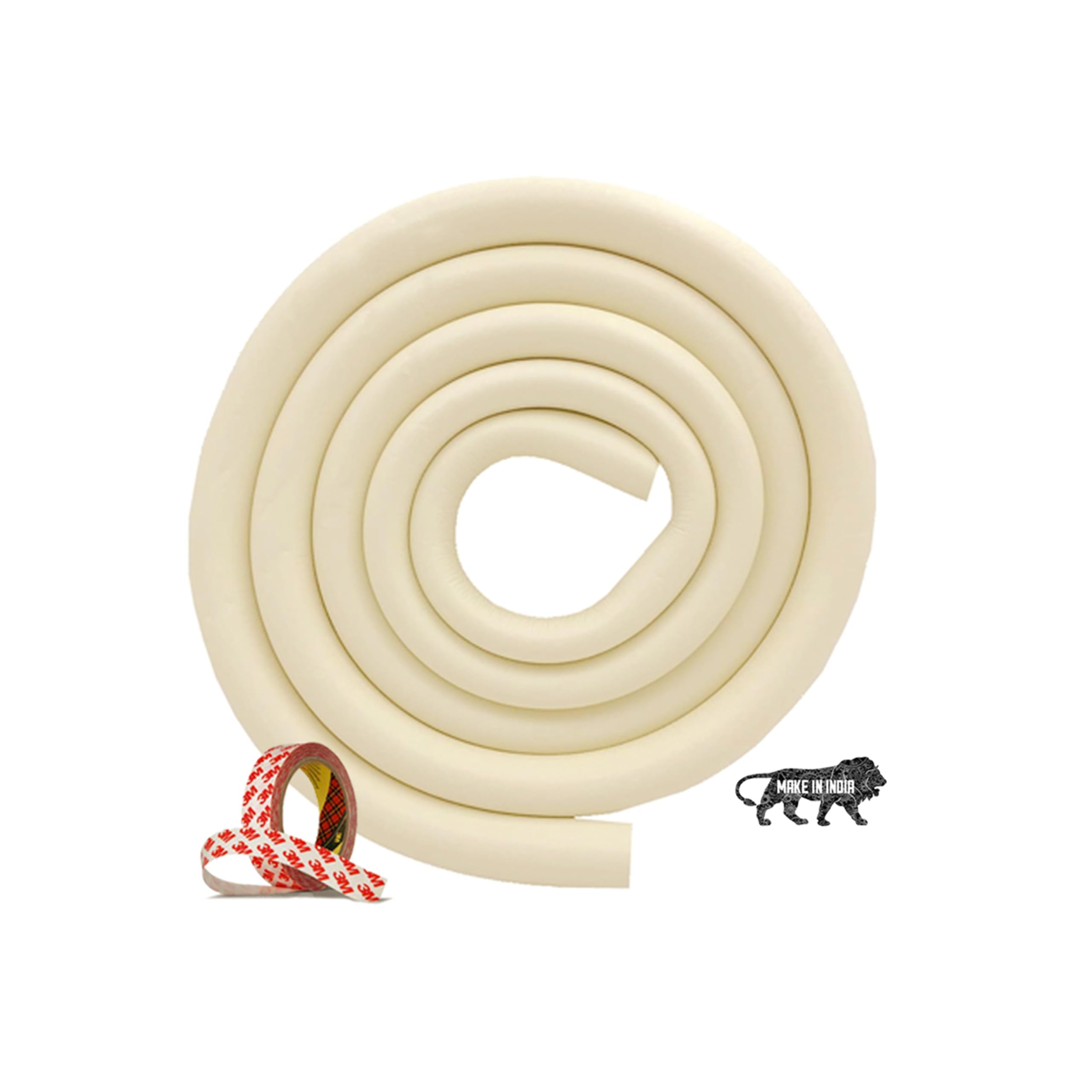 Kids Station Baby Proofing Edge Protector for Kids Safety, Made in India Rubber Edge for Sharp Furniture Edges and Corne