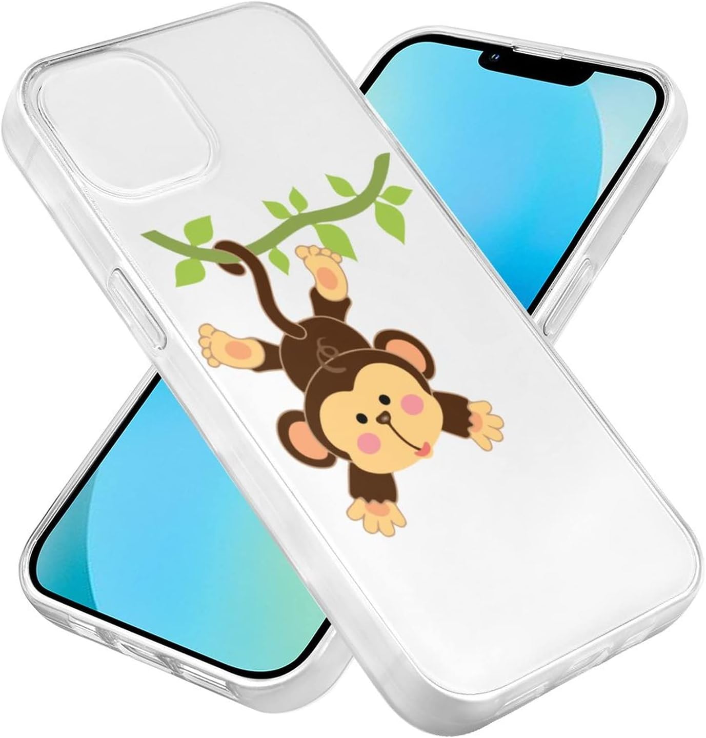 Cute Aniamle Monkey Phone Case Cover for iPhone 14 iPhone 14 Pro iPhone 14 Plus