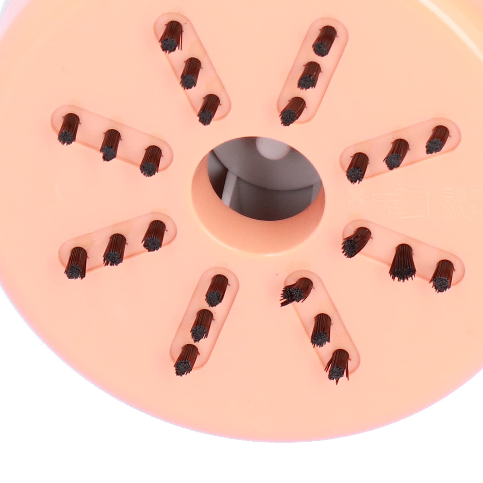 Aspirateur de Bureau de Conception Animale Mignon, Mini Balayeuse de Poussière de Table de Charge USB avec Clavier de Conception Rotatif à 360 ° sans Fil pour Bureau à Domicile(Chat)
