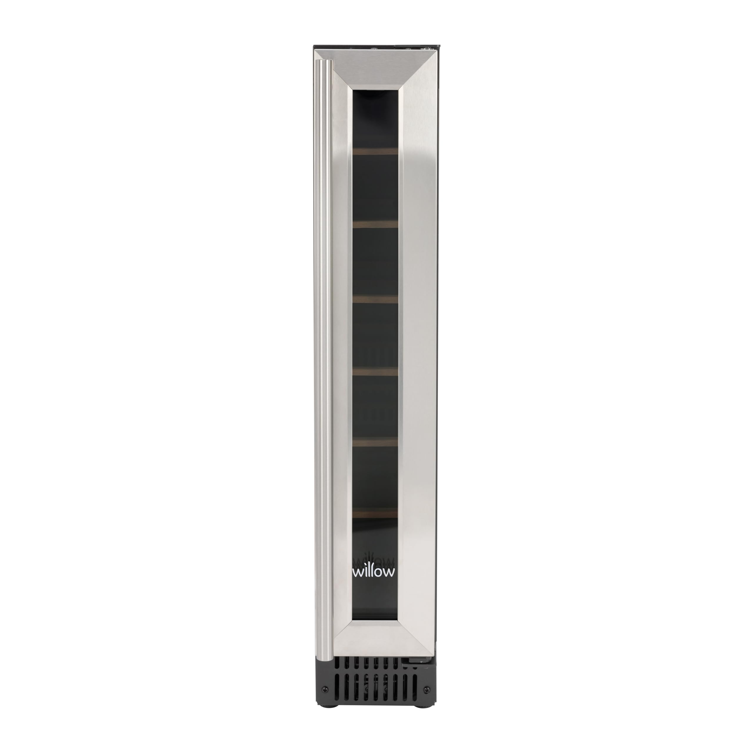 Willow W15WCSS 20L Under Counter Wine Fridge/Wine Cooler, 4* Rating, Digital Display with Touch Control, Ventilated Cooling, 2 Years Warranty - Stainless Steel — view 2
