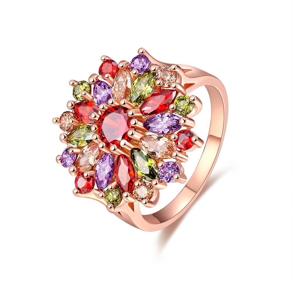 Jewels Galaxy Glamorous Sparkling Colors AAA Swiss Cubic Zirconia 18K Rose Gold Plated Floral Design Ring Party (8) (SMNJG-RNGI-5011_S8) (B07NTX8RTZ) Amazon Price History, Amazon Price Tracker