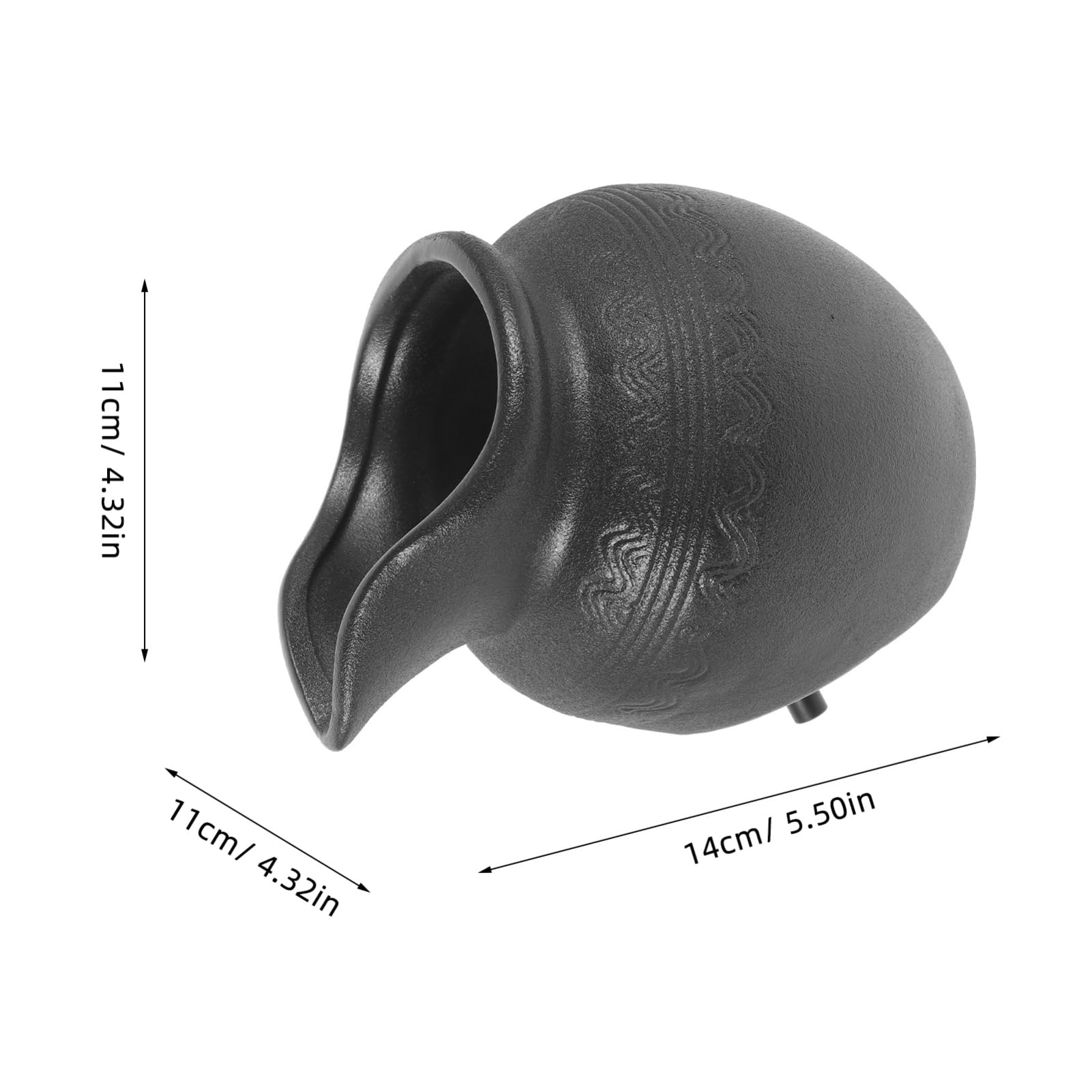 SUPVOX Fontana da Giardino Solari in Ceramica, Vaso Cascata Circolazione Dell'acqua, Decorazione per Giardino e Balcone, Vaso Decorativo