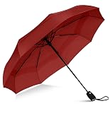 Repel Umbrella Windproof Travel Umbrellas for Rain - Easy Auto Open Close, Durable & Compact Umbrella, Strong Fiberglass Frame, Waterproof Canopy - Backpack, Purse, Portable Umbrella for Travel