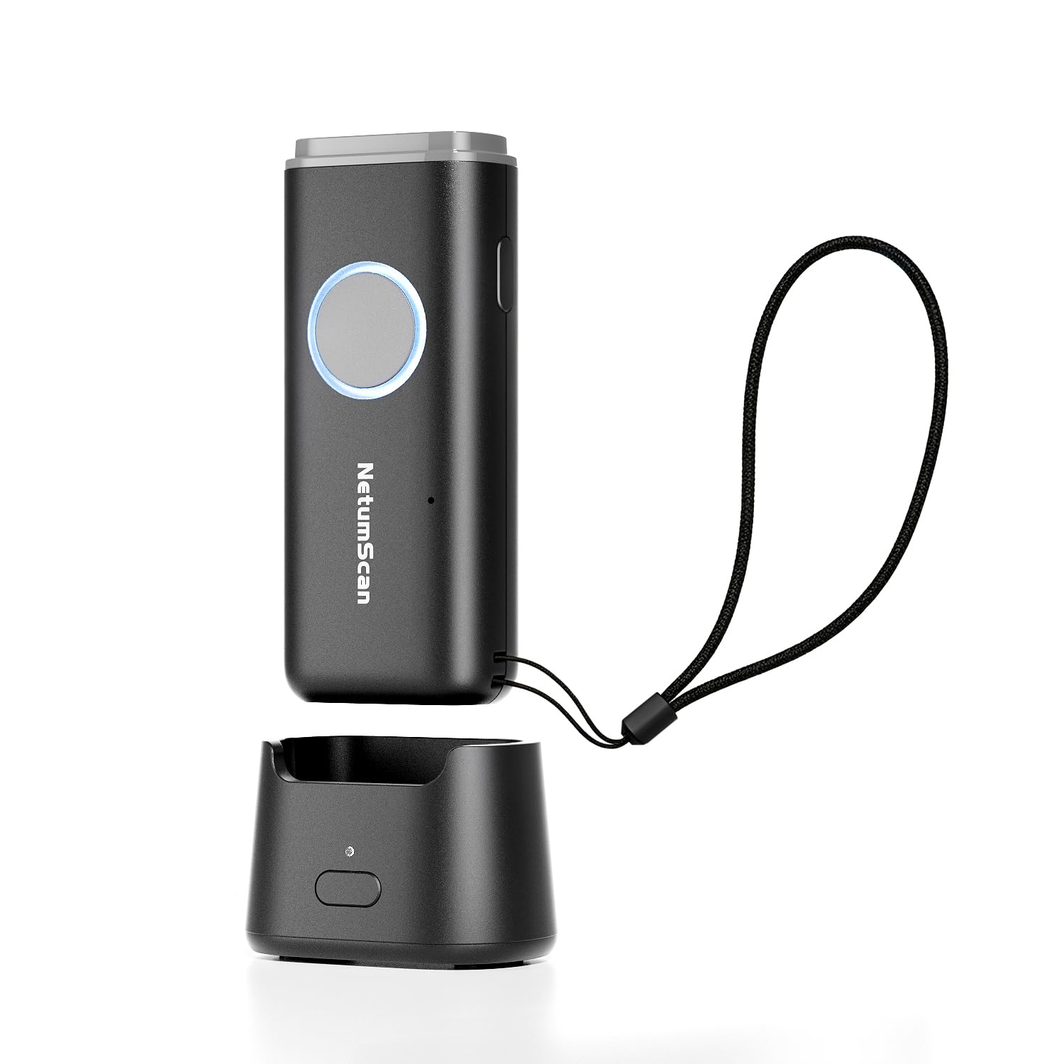 NetumScan Bluetooth-1D/2D/QR Tragbar Barcodescanner mit Ladestation U820 Scannt Data Matrix/EAN, kompatibel mit Windows/Mac/Android/iOS, für Lager, Logistik, Industrie & Einzelhandel