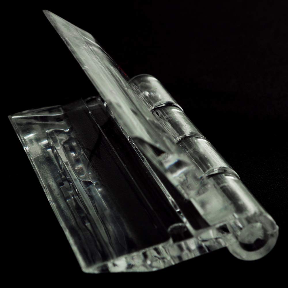 10pcs Clear Acrylic Hinge Transparent Folding Light Duty Hinges 45x35mm — Amazon image 3