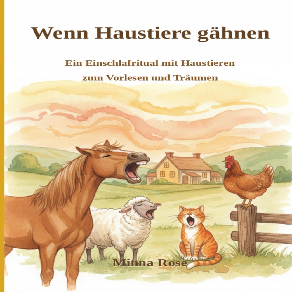 Wenn Haustiere gähnen: Ein Einschlafritual mit Haustieren - zum Vorlesen und Träumen