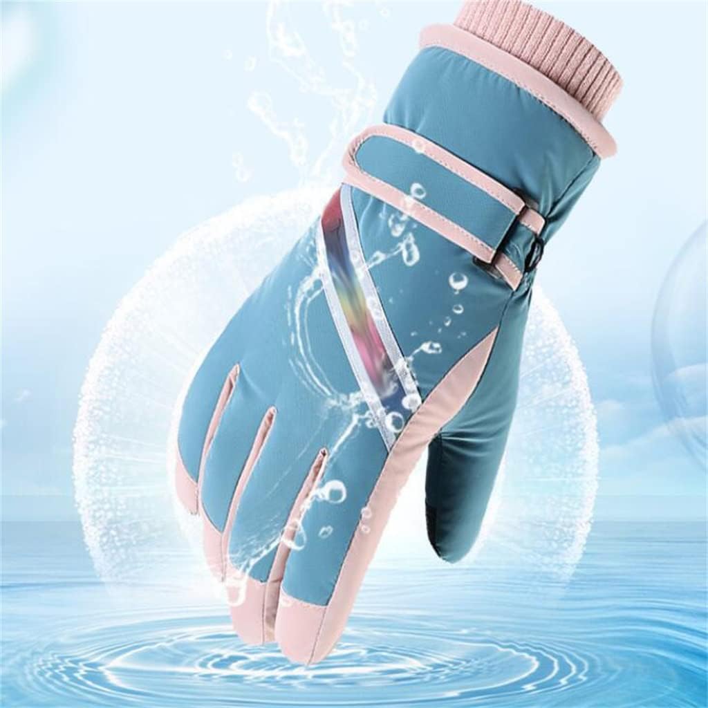 Ski Gloves Touch Screen Riding Finger Warming Adjustment Wrist Fleece