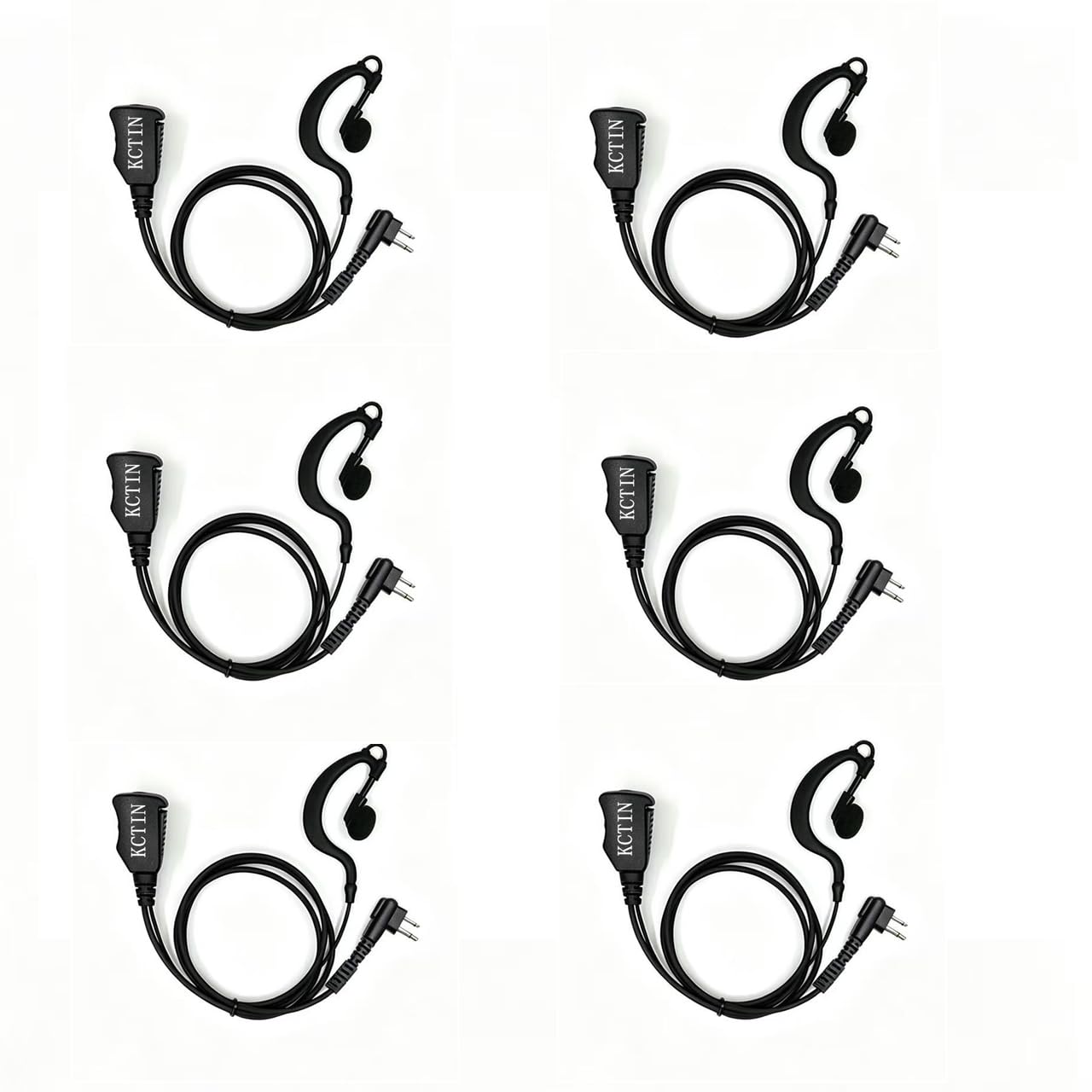 Auriculares para radios Motorola CP200D BPR40 CLS1410 con auricular de seguridad en forma de G 8