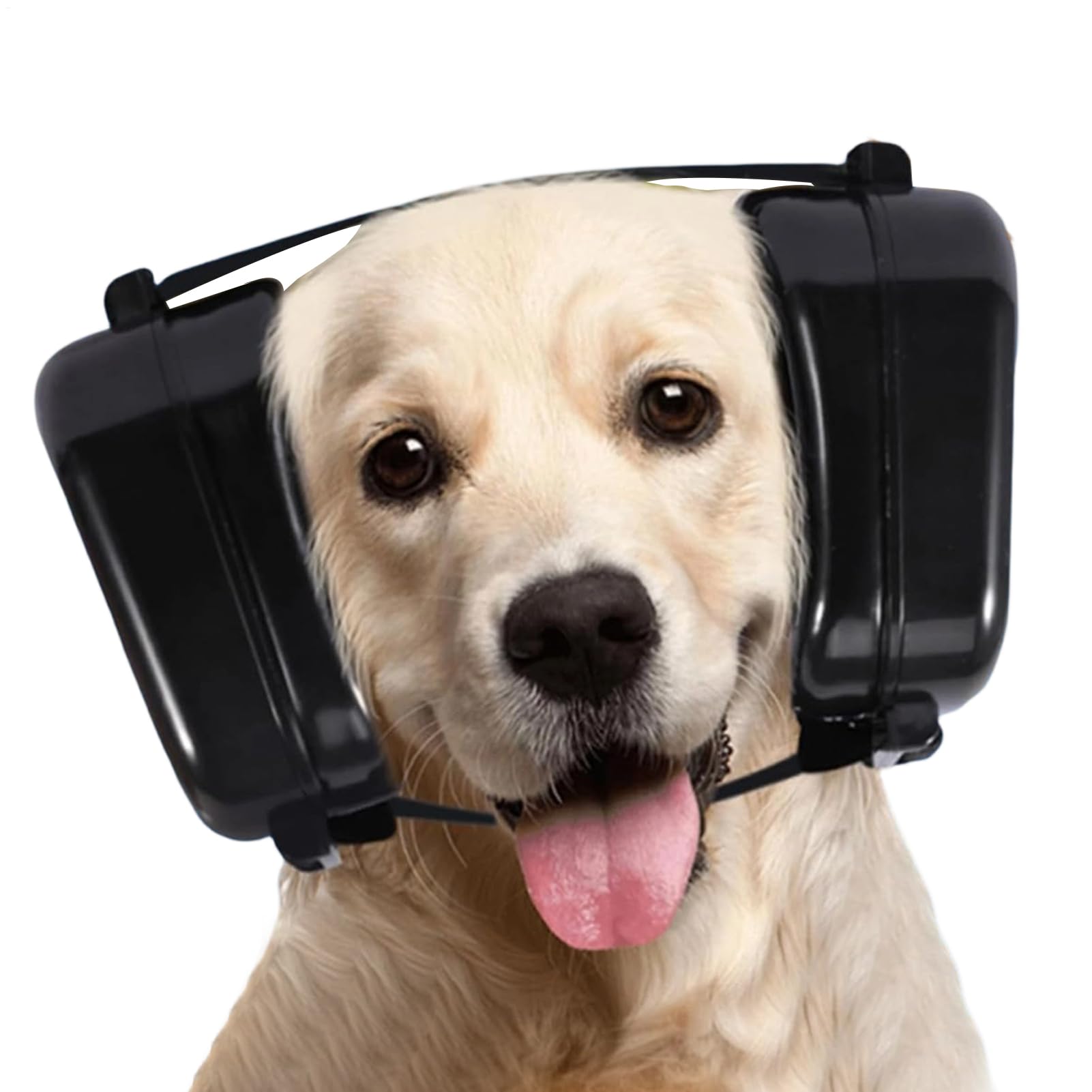 Cache-oreilles pour chien confortable et antibruit - Casque réglable grands animaux