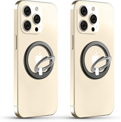 Soporte de anillo de teléfono para Magsafe 2 unidades Metal 17 piezas imanes magnético soporte de dedo soporte de pie de apoyo con soporte magnético