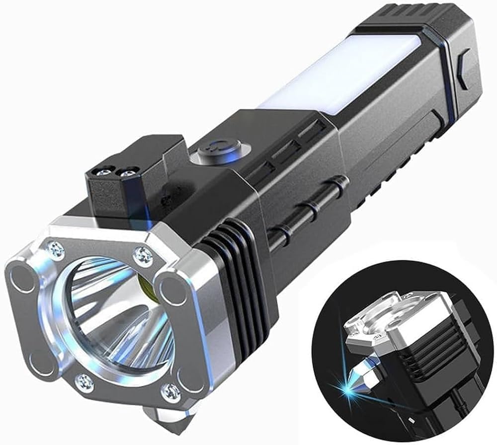 STELA Super Bright Rechargeable LED Flashlight Torch, Emergency Tool Torch-image-14