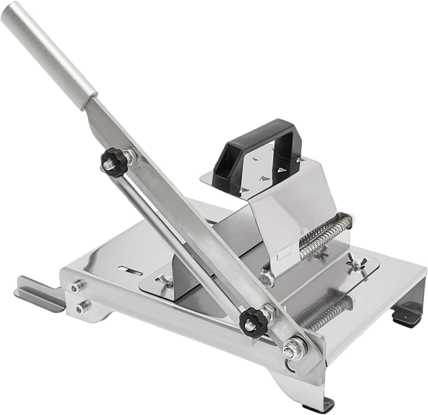 Manual Meat Slicer, Stainless Steel Frozen Meat Food Slicer Beef Mutton Household Vegetable Food Slicer Slicing Machine for Fish Chicken Restaurants and Home