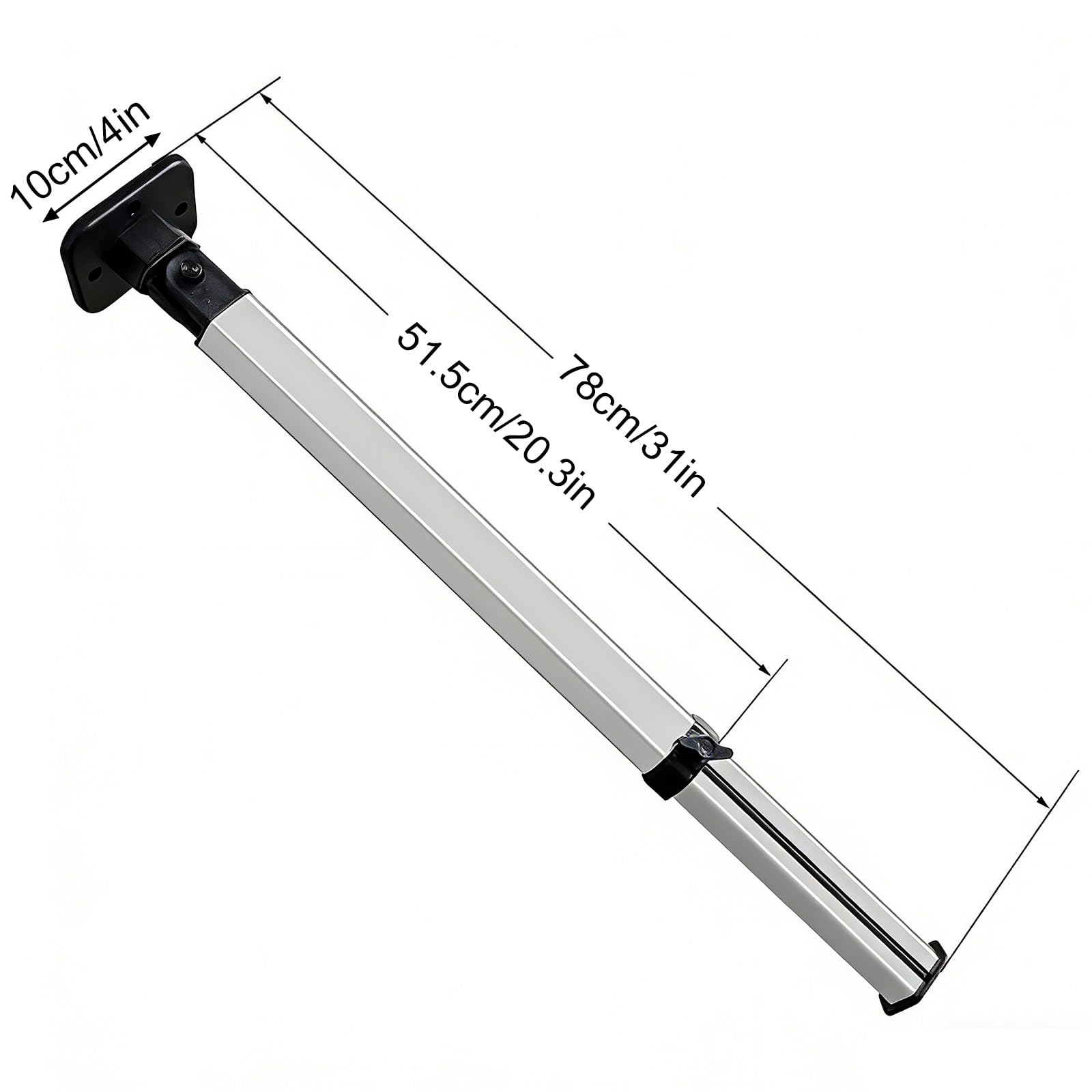 Regulowane Nogi Stołu Do Kampera, Składana Noga Stołu Ze Stopu Aluminium, Nogi Stołu Do Kampera Łodzi, Na Zewnątrz, Na Pomost I Pokład, W Zestawie Śruby Montażowe(78cm/31in)
